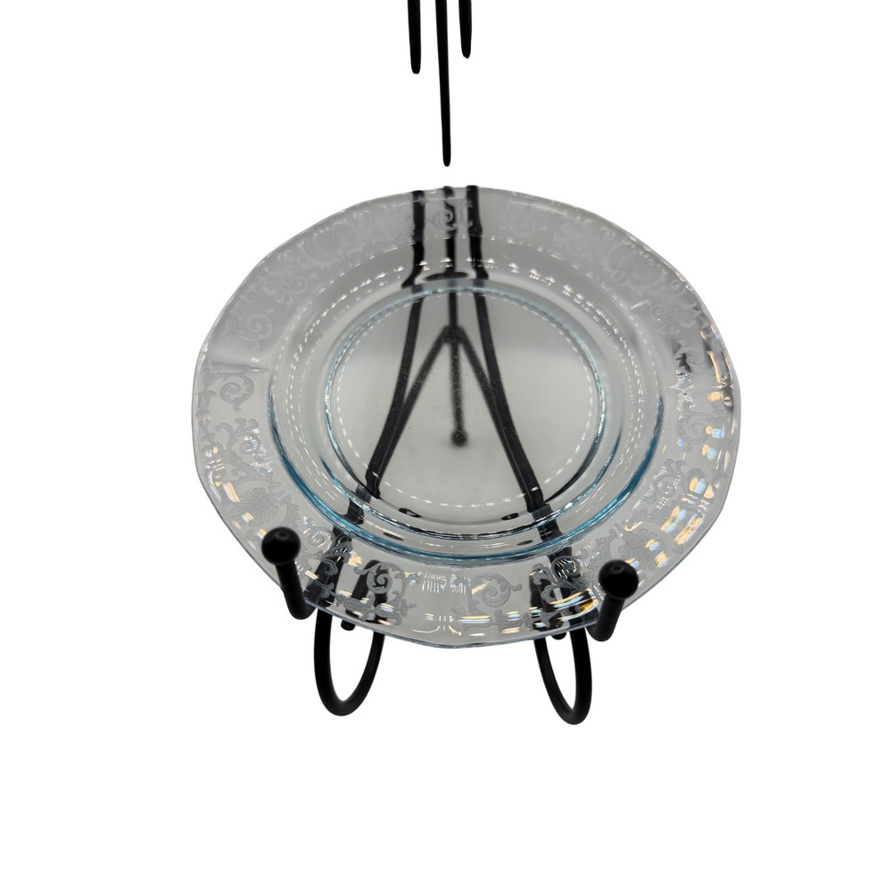 Vintage Cambridge Glass Caprice Light Blue Depression Glass 6.5" Plates Set of 5